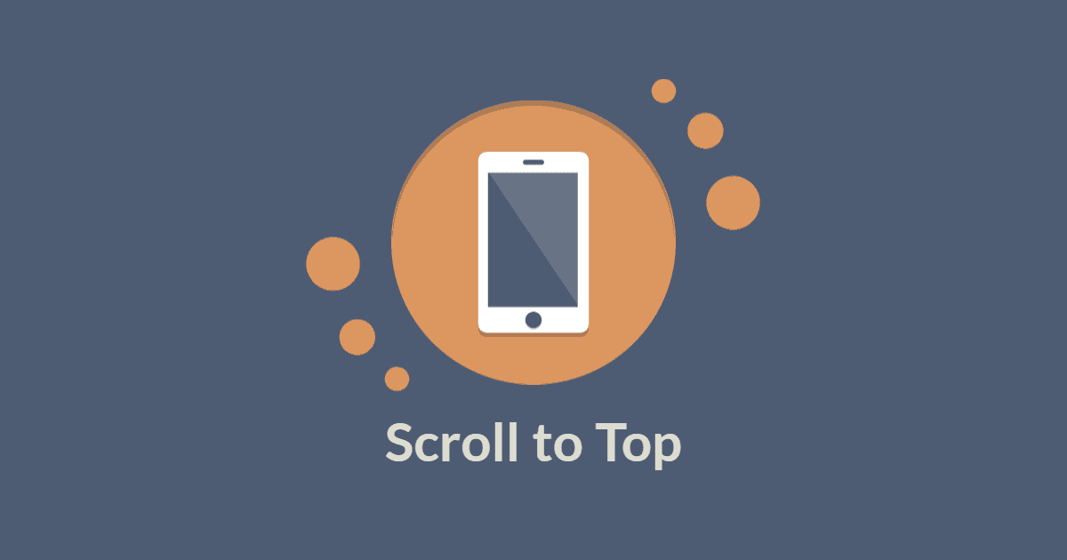 【Gatsby/React】Scroll to Top機能を実装する